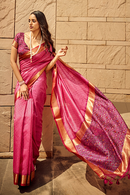 Contemporary Weaving Silk Saree